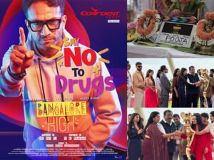 Bangalore High Title Poster: Shine Tom Chacko Leads Anti-Drug Drama | Confident Group's 12th Film