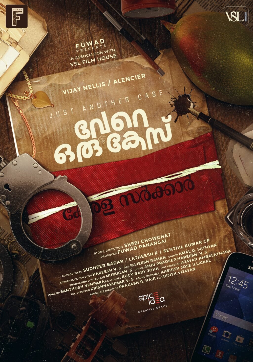 Vere Oru Case First Look: Shebi Chaughat's Social Thriller Stars Alancier & Vijay Nellis | Poster Out!