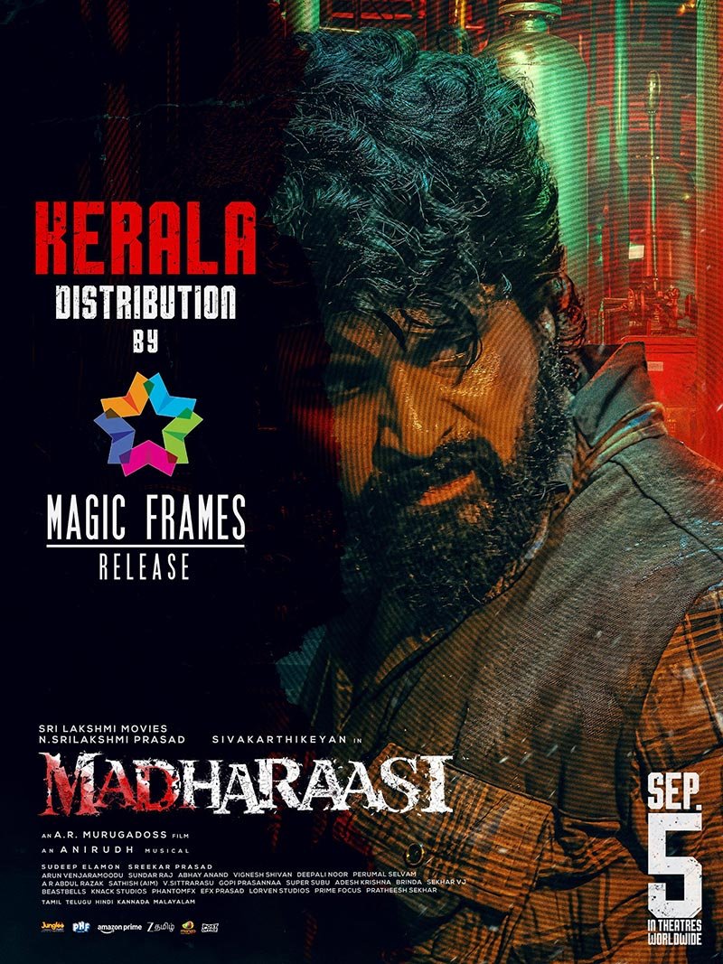 Magic Frames Acquires Kerala Distribution Rights for Sivakarthikeyan's 'Madrasi'