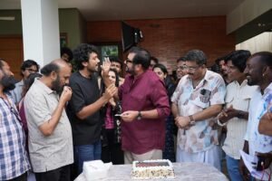 Jayaram Celebrates Kantara Success on Aashakal Aayiram Set | Live Call with Rishab Shetty