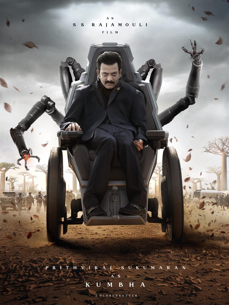 Prithviraj Sukumaran as Kumbha in SS Rajamouli's SSMB29 | Villain Character Poster Revealed