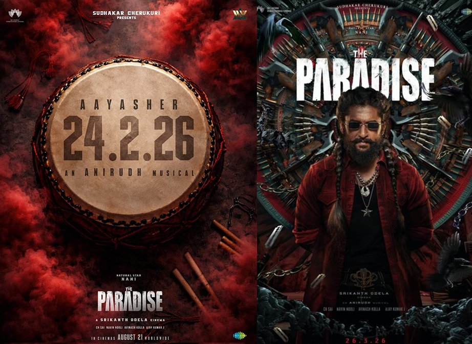 Nani’s The Paradise Intro Song “Aaya Sher” Releases Feb 24 | Worldwide Release Aug 21