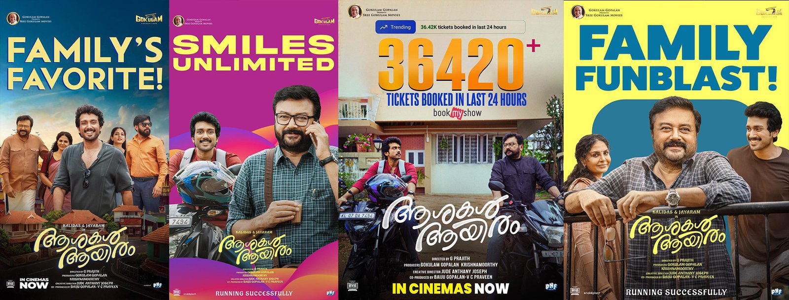 Ashakal Aayiram Movie Day 2 Box Office | Jayaram–Kalidas Comeback Family Hit