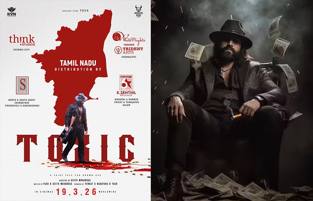 Yash’s Toxic Tamil Nadu Distribution Locked at ₹63 Crore Advance – Landmark Deal for 2026 Release