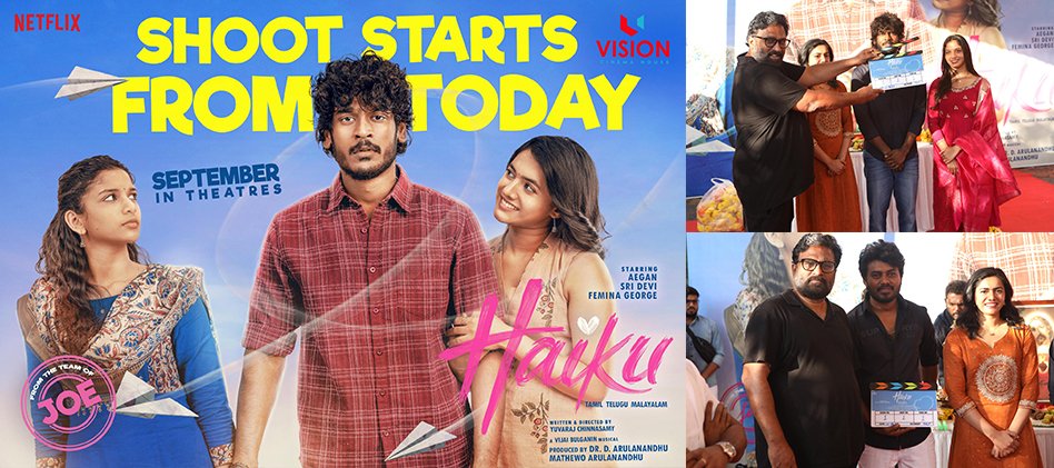 Creators of Joe Begin Shoot of Haiku Starring Aegan | Netflix Bags Digital Rights