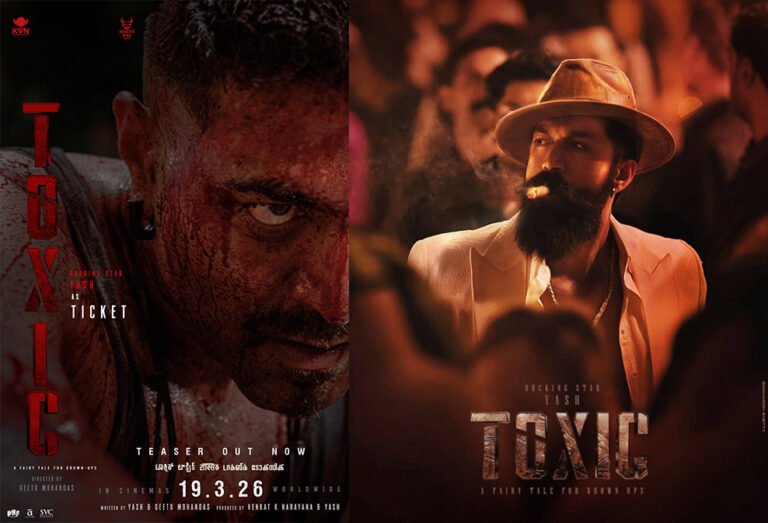 Toxic Movie New Poster Reveals Yash’s Clean-Shaven Ticket Look | Dual Role Hint