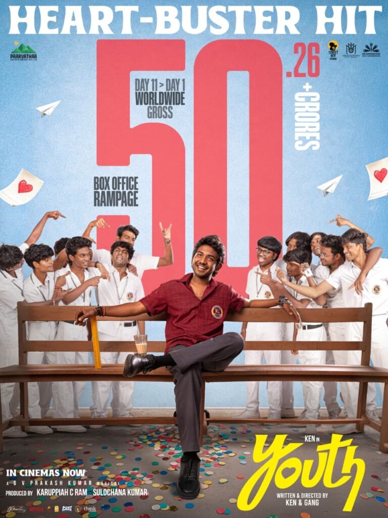 Youth Tamil Movie Box Office 50 Crore | Ken Karunas Film Becomes Heart-Buster Hit