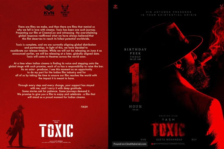 Toxic Release Postponed: Yash Film Delayed for Bigger Global Launch After CinemaCon Response