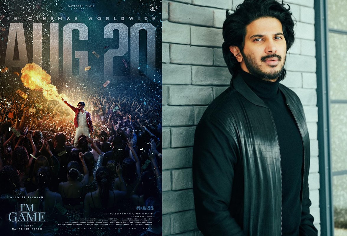 Dulquer Salmaan’s I’m Game Set for August 20 Release; Wayfarer Films Unveils Massive Onam Action Entertainer
