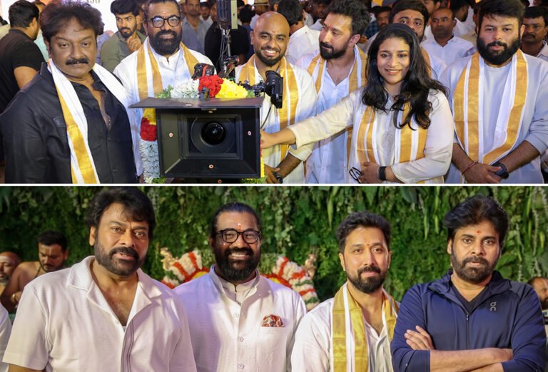 Chiranjeevi & Bobby Kolli’s Chiru158 Officially Launched with Grand Pooja Ceremony