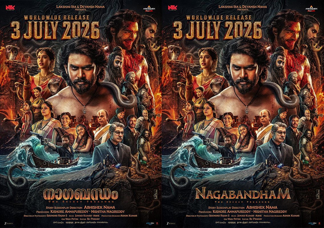 ‘Nagabandham’ Set for July 3 Worldwide Release; Pan-Indian Mystery Adventure Unveils Intriguing New Poster
