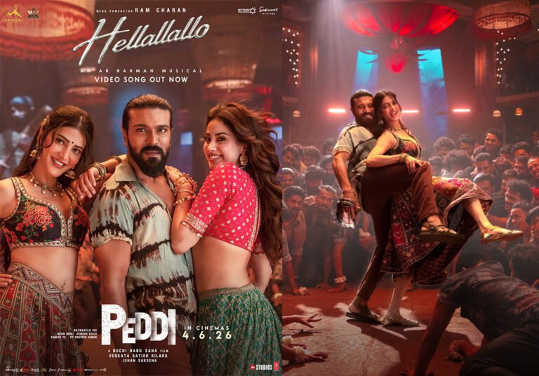 Peddi’s ‘Hellallallo’ Song Out Now; A R Rahman Delivers a High-Energy Musical Treat
