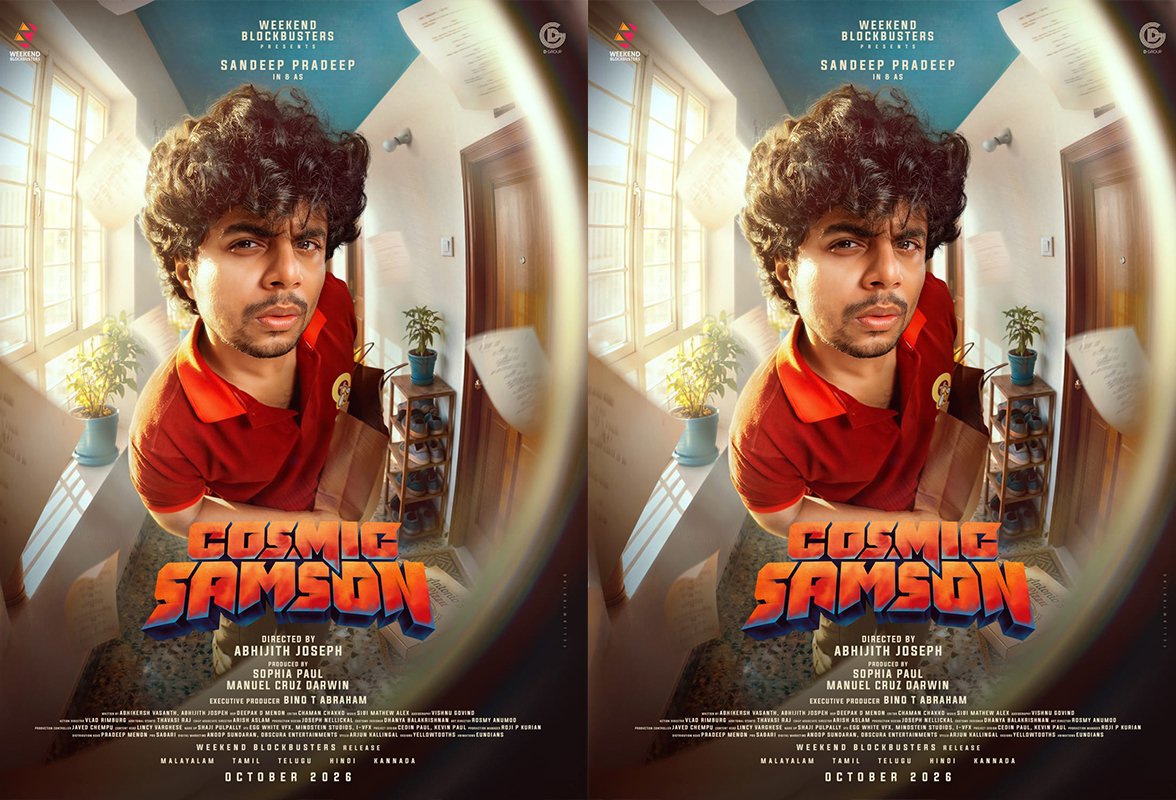 Cosmic Samson First Look Out: Sandeep Pradeep Leads Weekend Blockbusters’ Fantasy Action Film