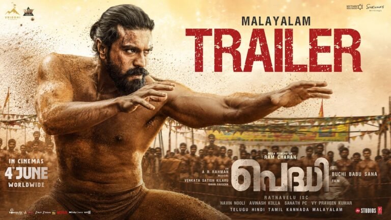 Peddi Trailer Out: Ram Charan’s Mass Avatar Arrives Ahead of June 4 Global Release