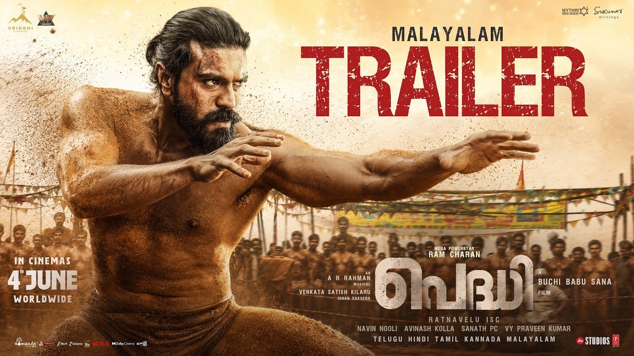 Peddi Trailer Out: Ram Charan’s Mass Avatar Arrives Ahead of June 4 Global Release