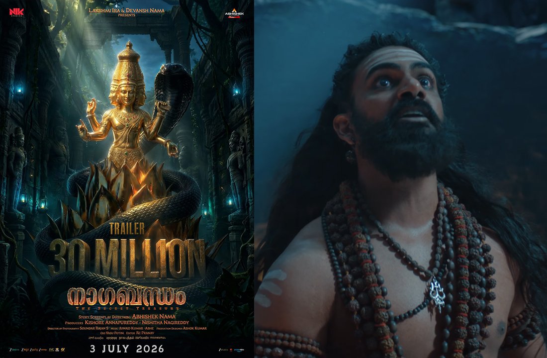 Nagabandham Trailer Crosses 30 Million Views: Abhishek Nama & Virat Karrna's Epic Fantasy Arrives July 3, 2026