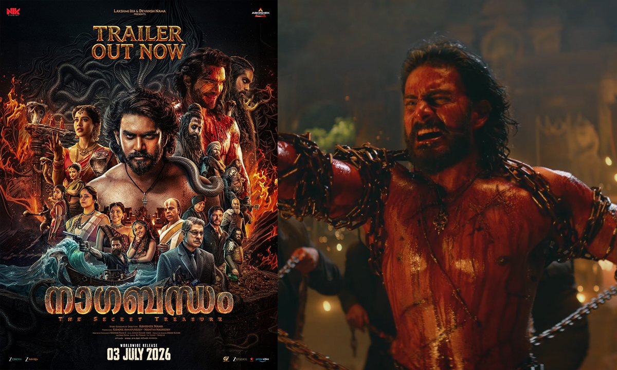 Nagabandham Trailer Out | Virat Karrna Leads Abhishek Nama's Grand Mythological Fantasy Releasing July 3, 2026