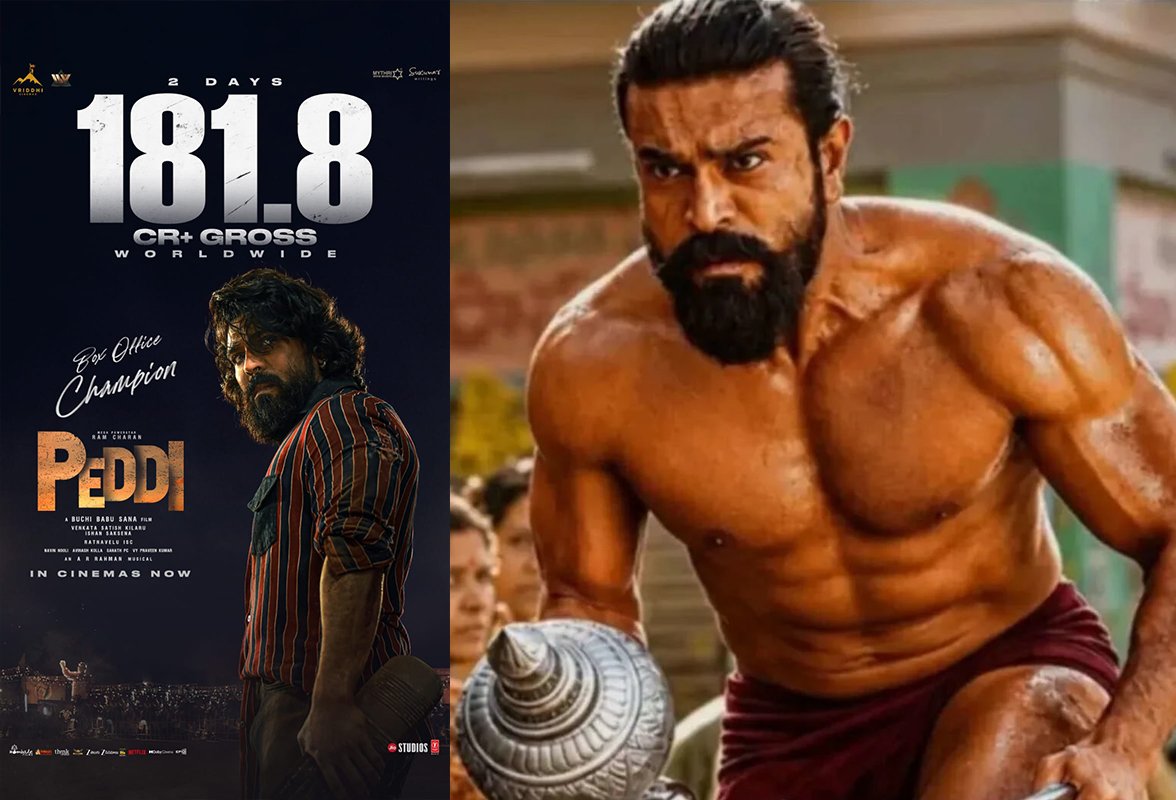 Peddi Crosses ₹181 Crore Worldwide Gross in Just 2 Days | Ram Charan’s Mega Blockbuster Continues Record Run