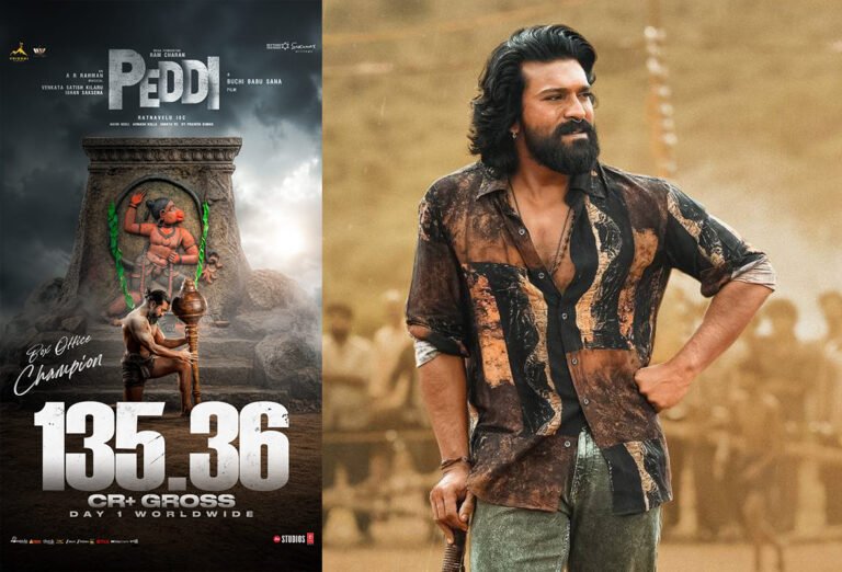 Peddi Opens with ₹135.36 Crore Worldwide Gross | Ram Charan’s Biggest Solo Opening