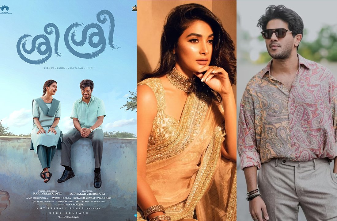 Dulquer Salmaan & Pooja Hegde's Sri Sri First Look Unveiled | DQ41 Title Revealed