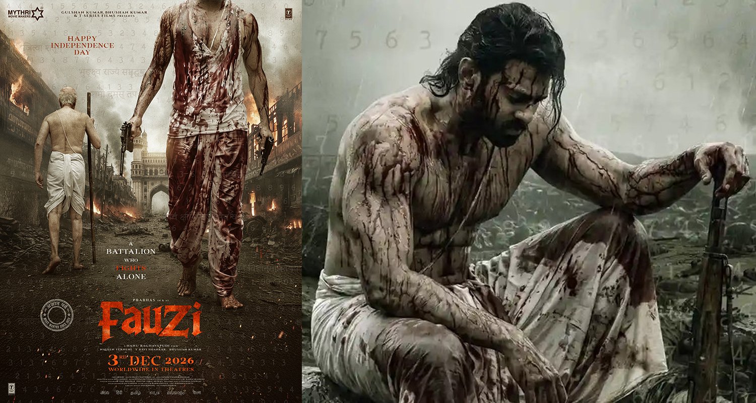 Prabhas’ Fauzi Independence Day Special Poster Out; Hanu Raghavapudi Film Releases December 3, 2026