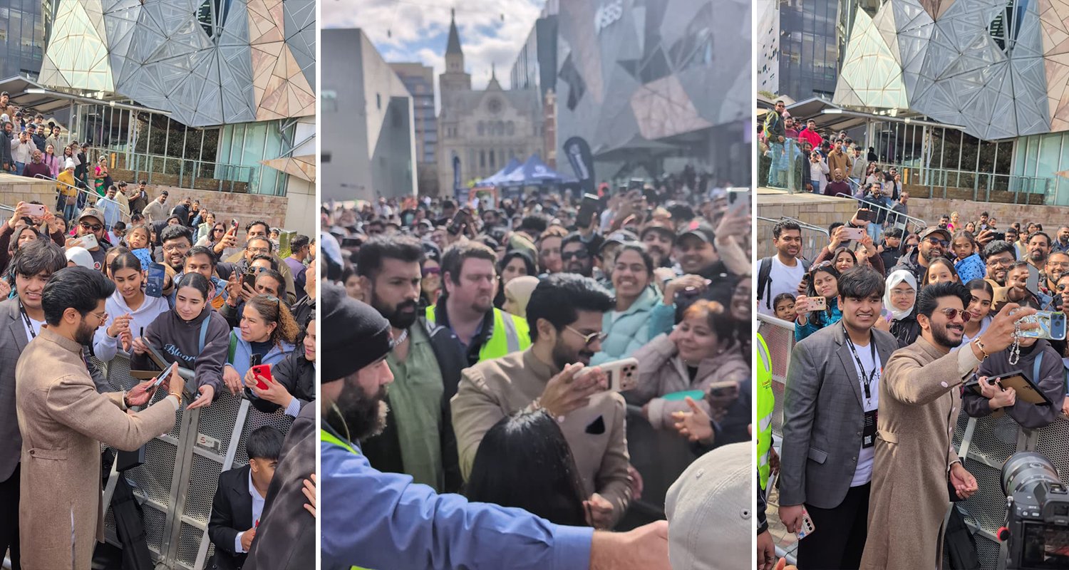 Dulquer Salmaan Draws Massive Crowd at Melbourne’s Federation Square; Promotes I’m Game at IFFM 2026