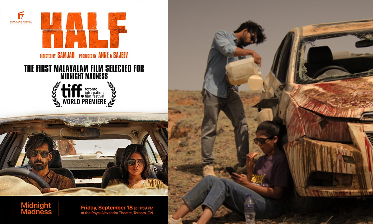 Half Makes History as First Malayalam Film Selected for TIFF Midnight Madness; World Premiere September 18