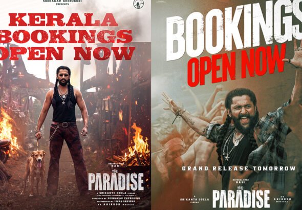 The Paradise Advance Booking Opens in Kerala; Nani Film Premiere Shows Begin Tonight