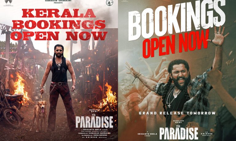 The Paradise Advance Booking Opens in Kerala; Nani Film Premiere Shows Begin Tonight