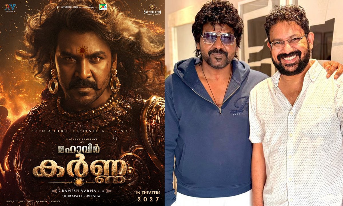 Raghava Lawrence as Legendary Warrior in Mahaveer Karna; Ramesh Varma’s Epic Releases in 2027