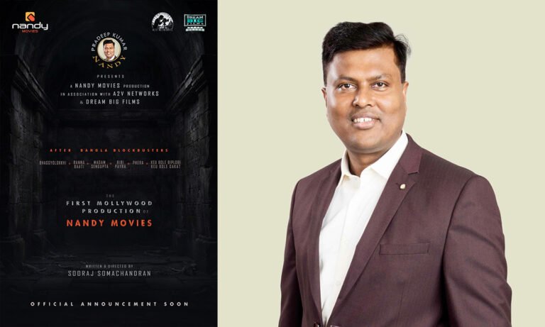 Nandy Movies Enters Malayalam Cinema with Horror Film; A2V Networks & Dream Big Films Join Hands