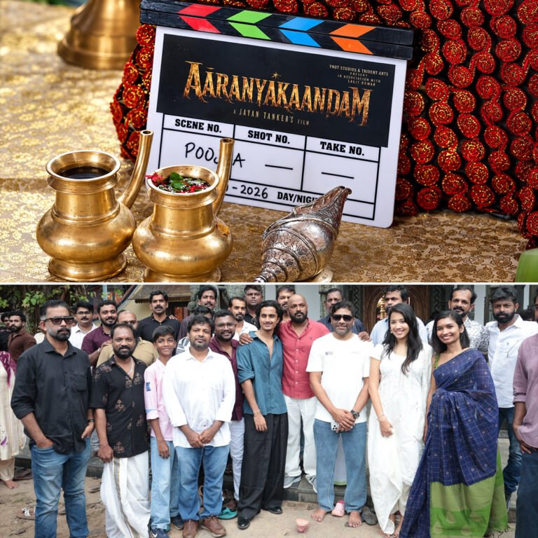 Aranyakandam Movie Pooja Held; Jayan Vanneri’s Five-Language Forest Thriller Begins Shooting November 5